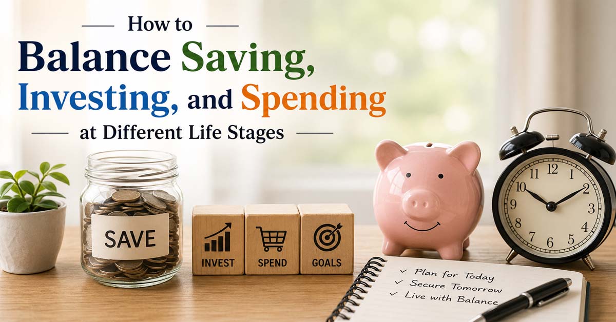 How to Balance Saving, Investing, and Spending at Different Life Stages?